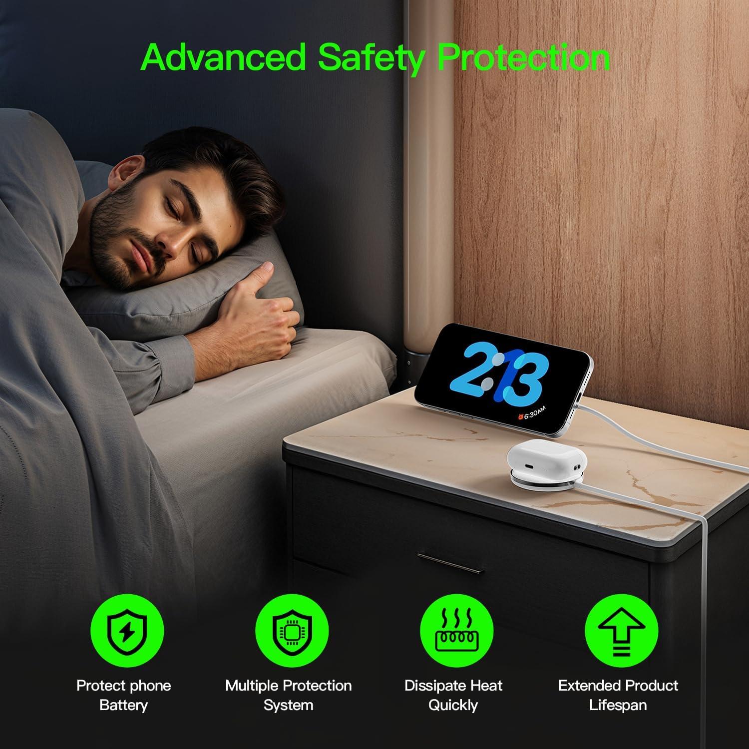 Cargador Inalámbrico Mag-Safe 15W Apple - Paquete de 2