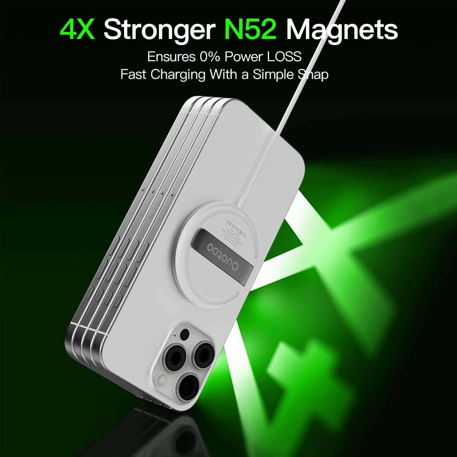 Cargador Inalámbrico Mag-Safe 15W Apple - Paquete de 2