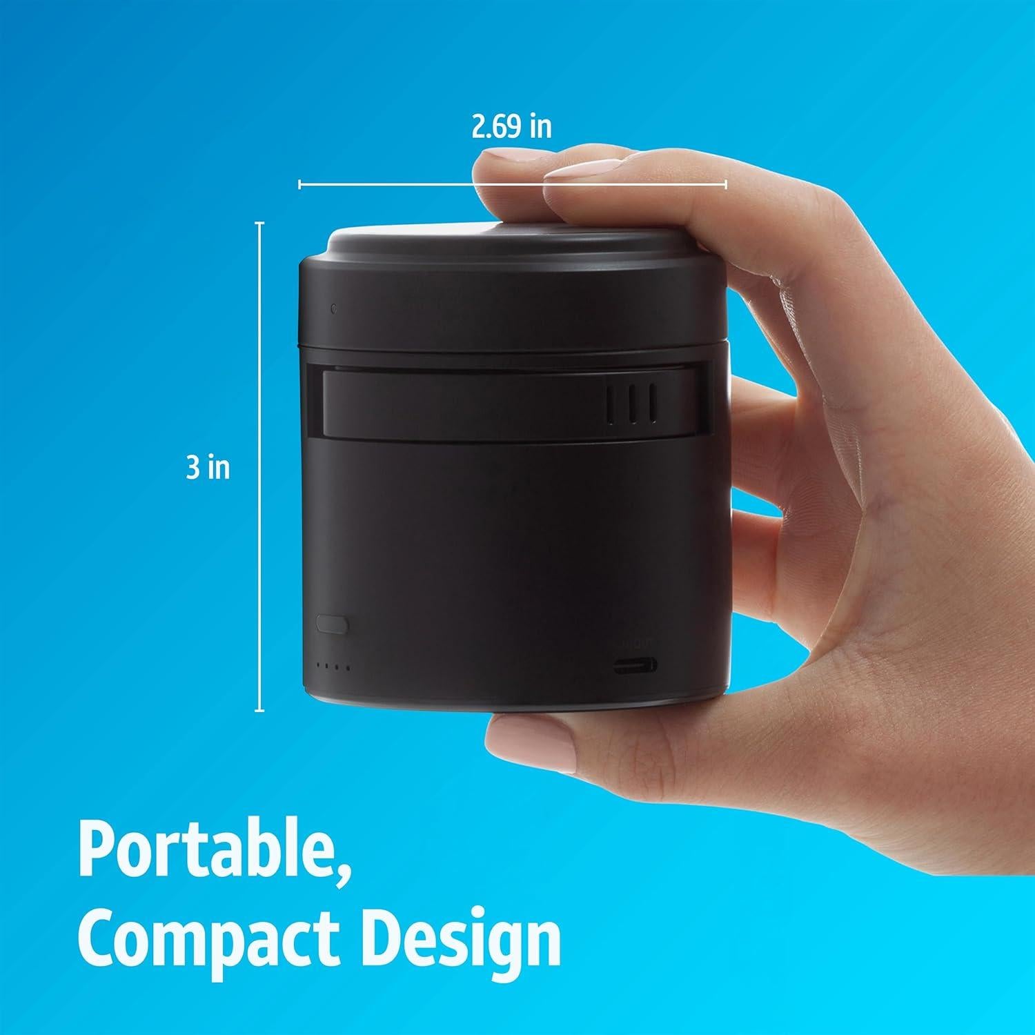 Cargador Inalámbrico 3-en-1 AT&T Power Drum Qi2 Negro