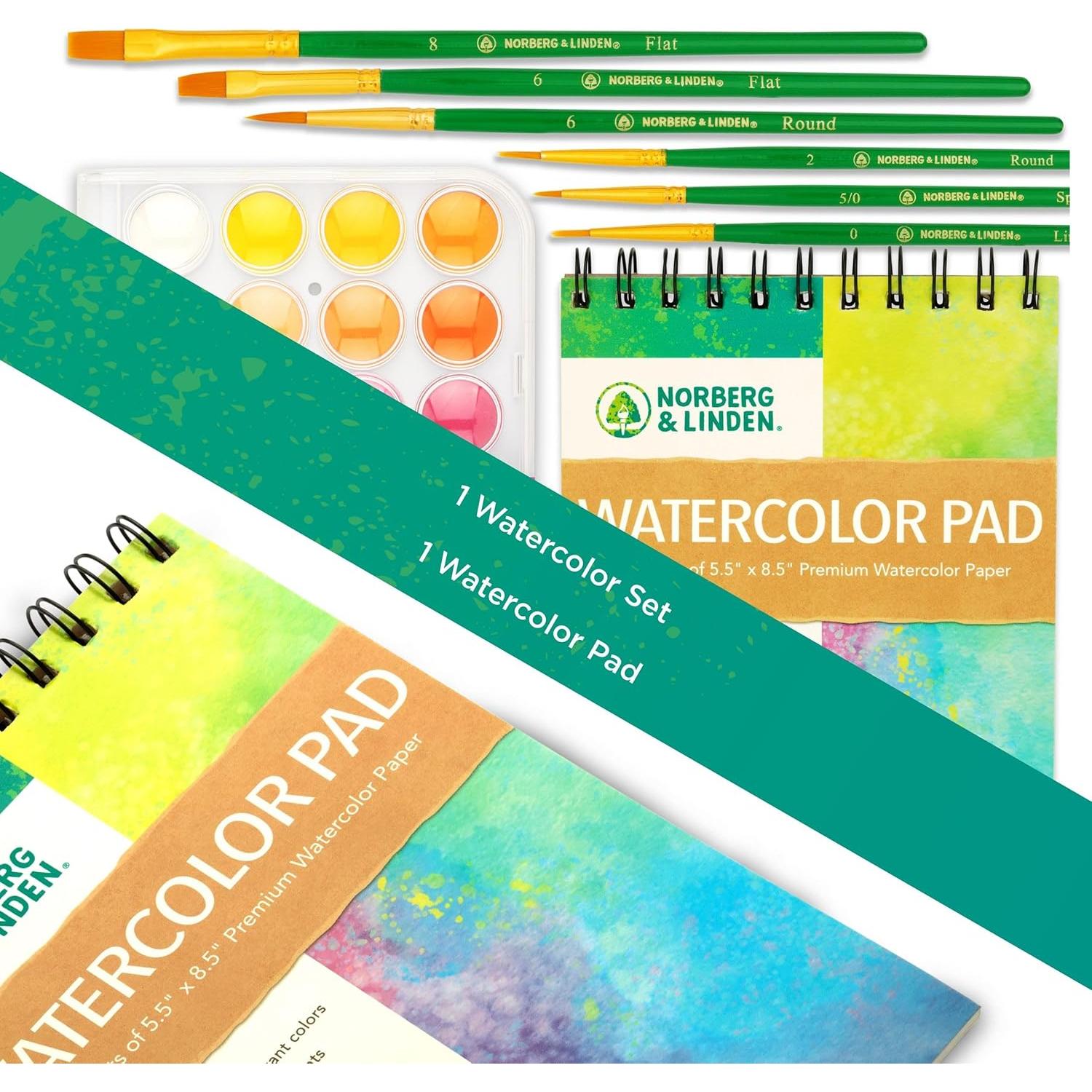 Juego de Pintura Acuarela Norberg & Linden - 36 Colores