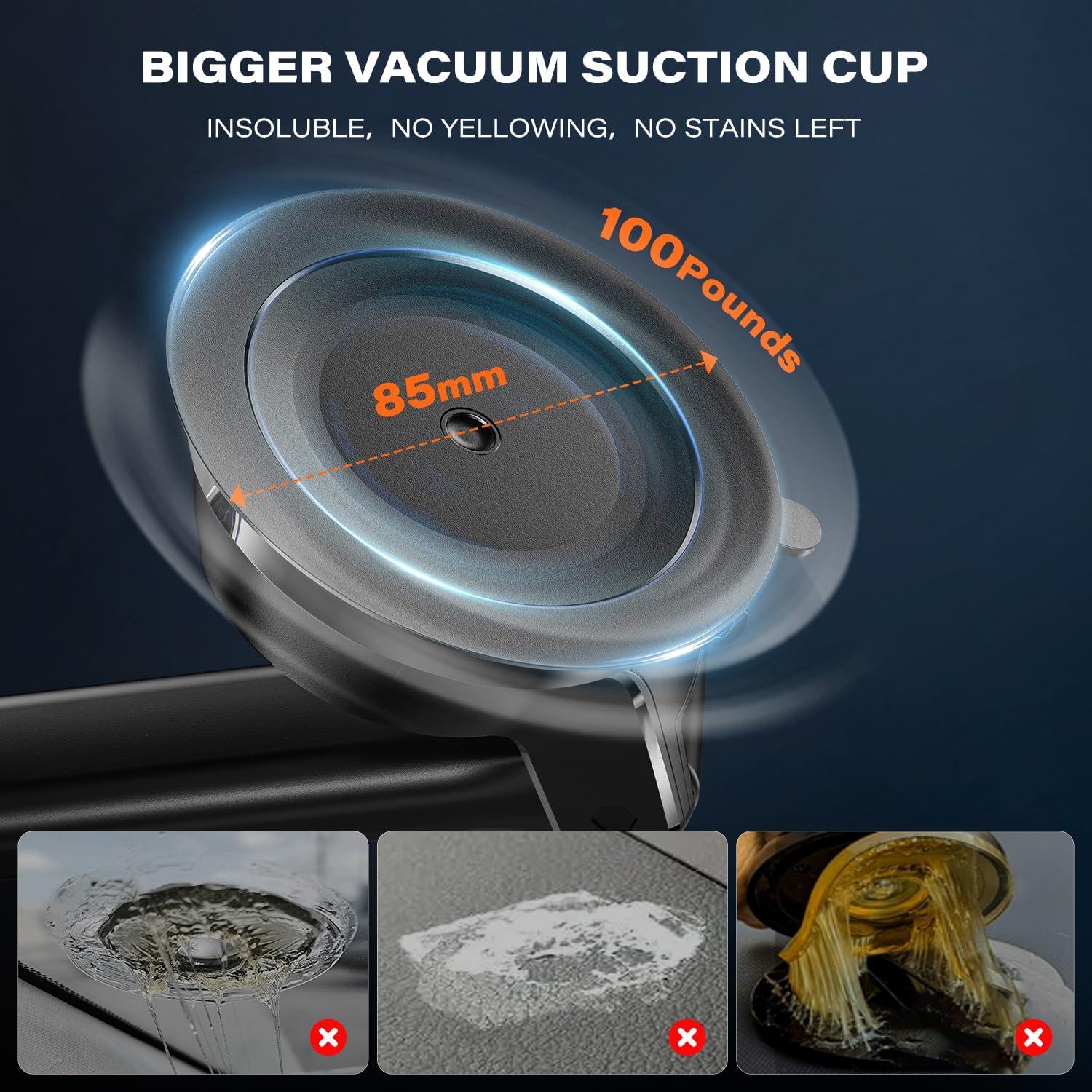 Cargador de Coche Inalámbrico Magnético A2C Qi2 15W con Adaptador