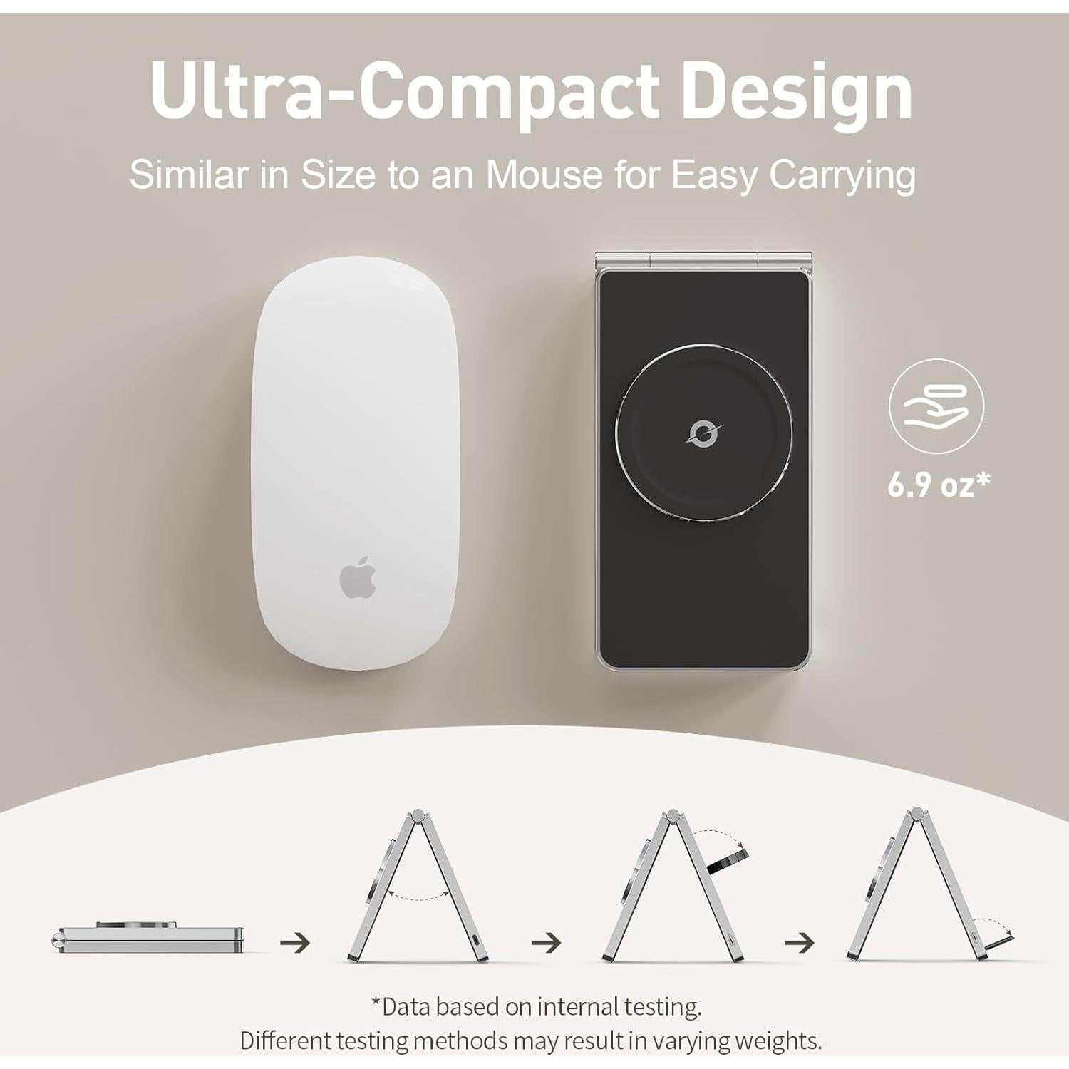 Estación de Carga Inalámbrica 3 en 1 Mag-Safe Ouotoo para iPhone 12-16