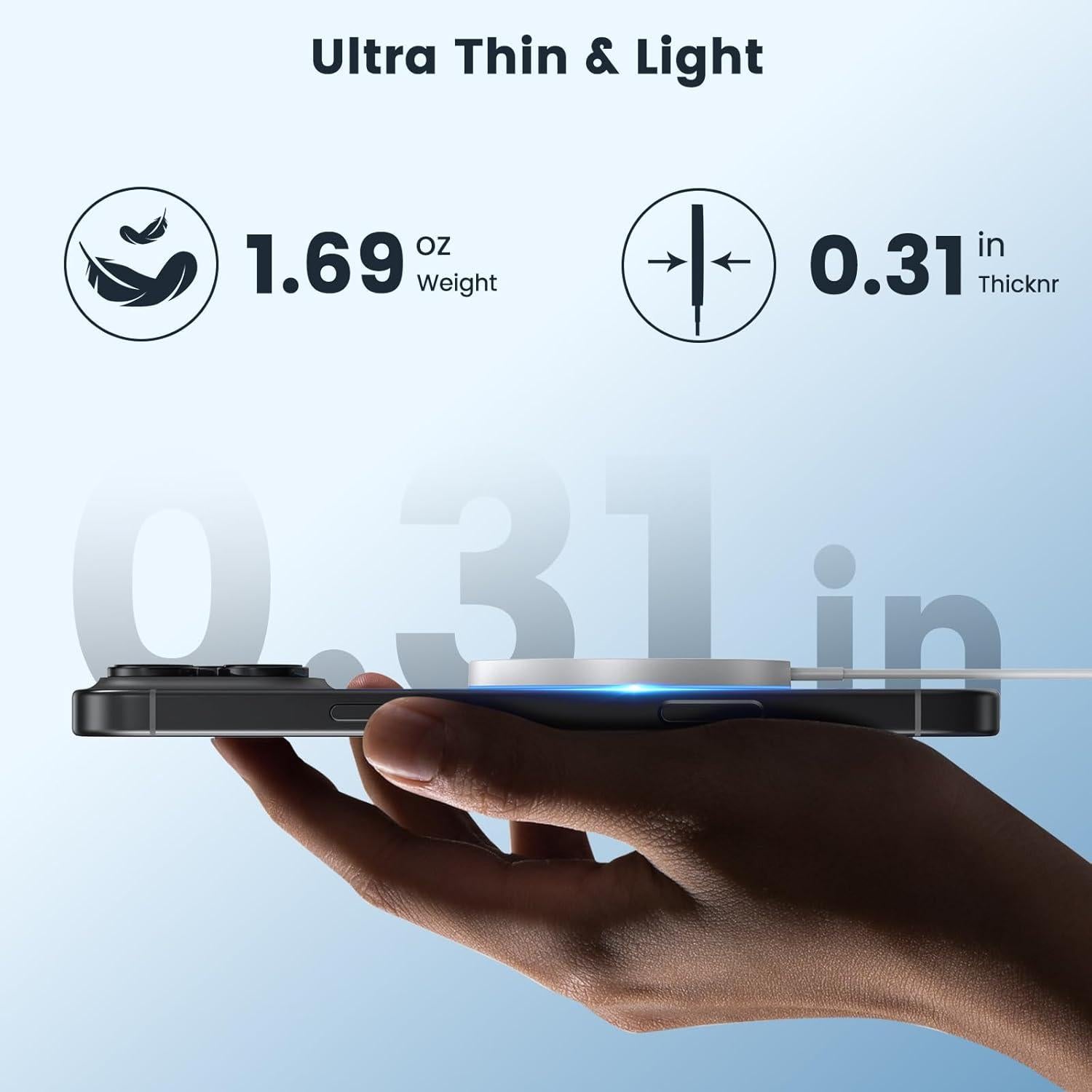 Cargador Inalámbrico Magnético 15W MagSafe para iPhone