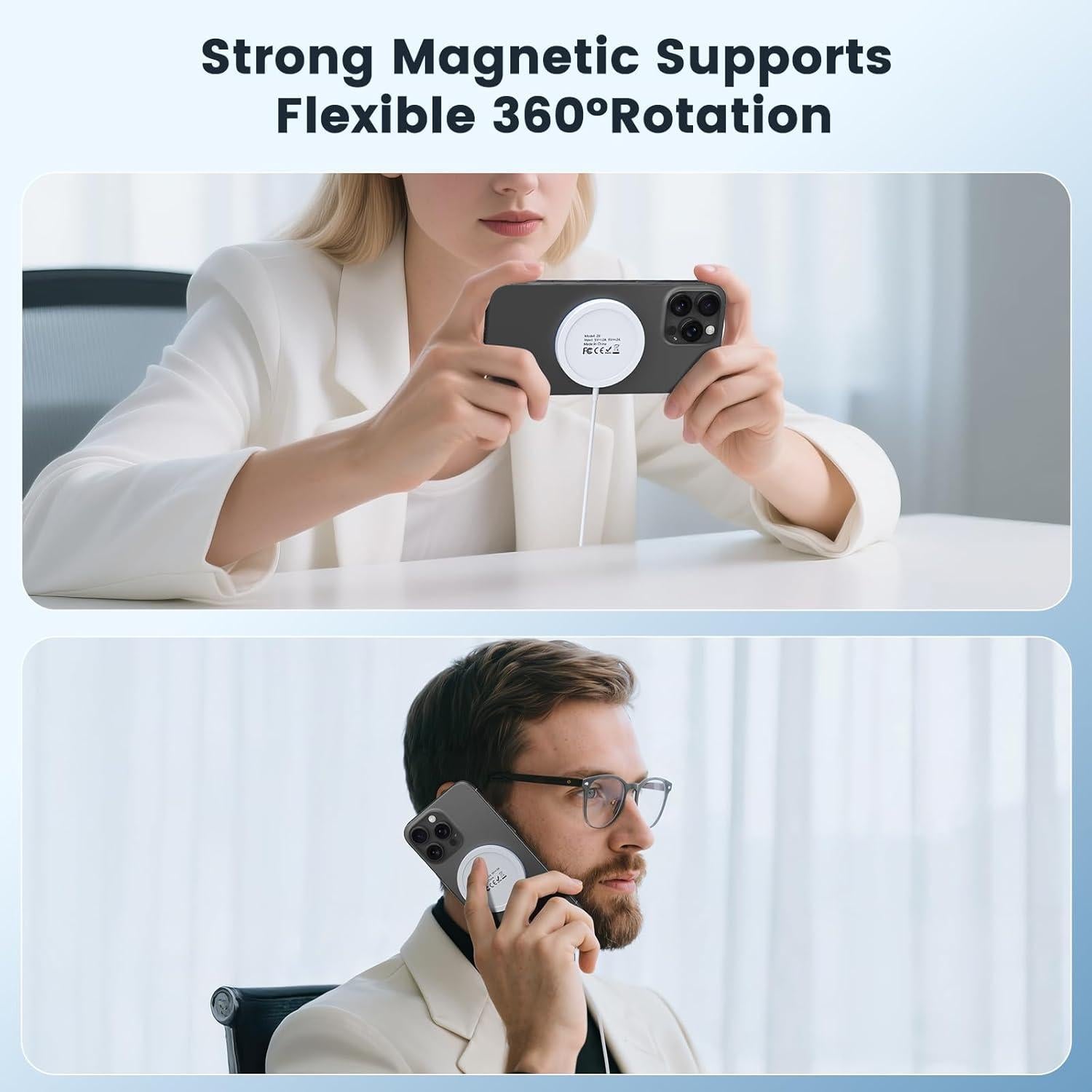 Cargador Inalámbrico Magnético 15W MagSafe para iPhone