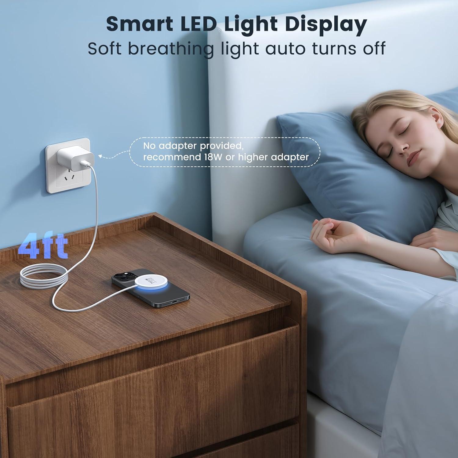 Cargador Inalámbrico Magnético 15W MagSafe para iPhone