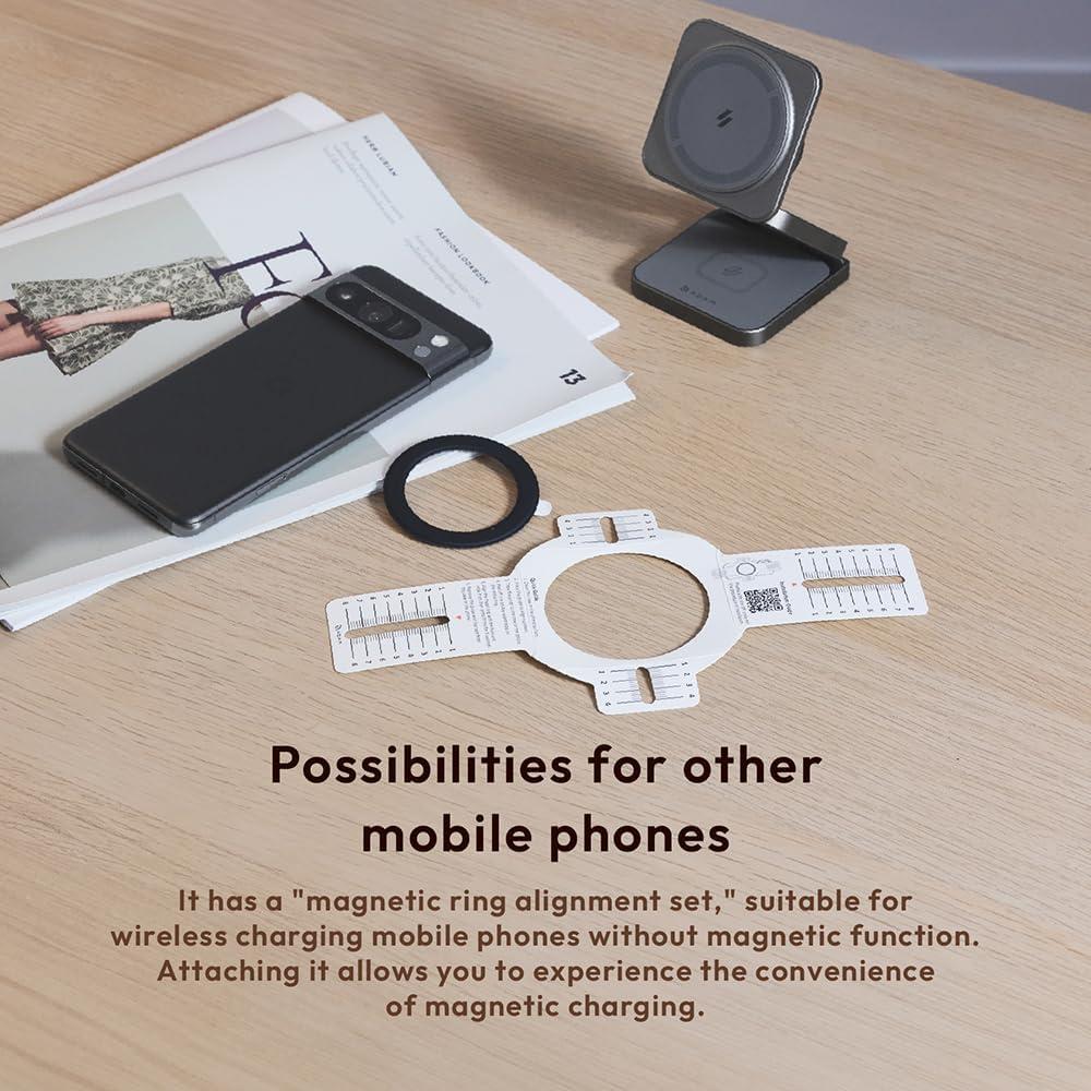 Cargador Inalámbrico Magnético ADAM Mag 3 Pro 15W 3-en-1