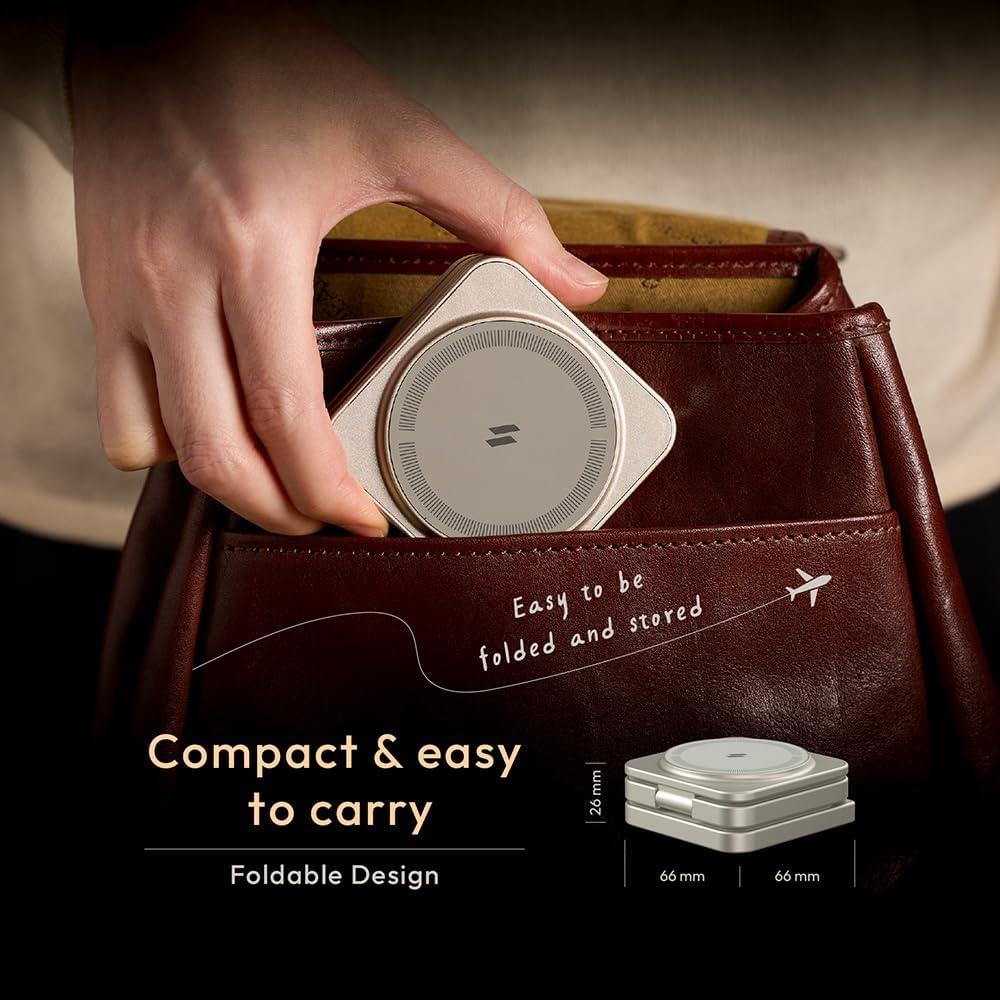 Cargador Inalámbrico Magnético ADAM Mag 3 Pro 15W 3-en-1