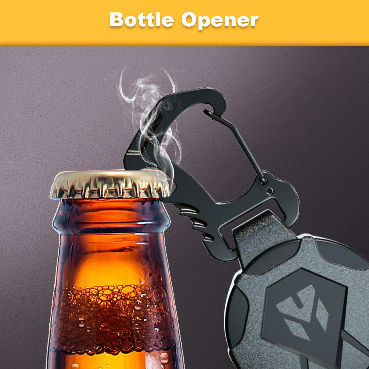 Paquete de 2 llaveros retráctiles Milletech con imán y 80 cm