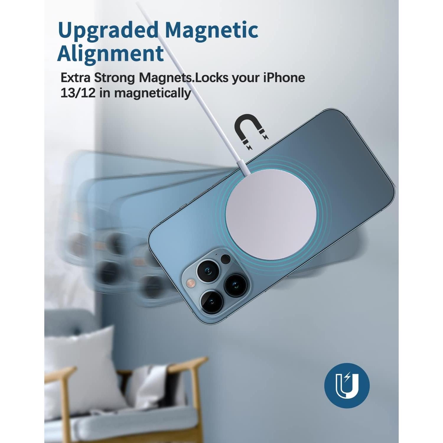 Cargador Inalámbrico Magnético TXXTOL para iPhone 12-16