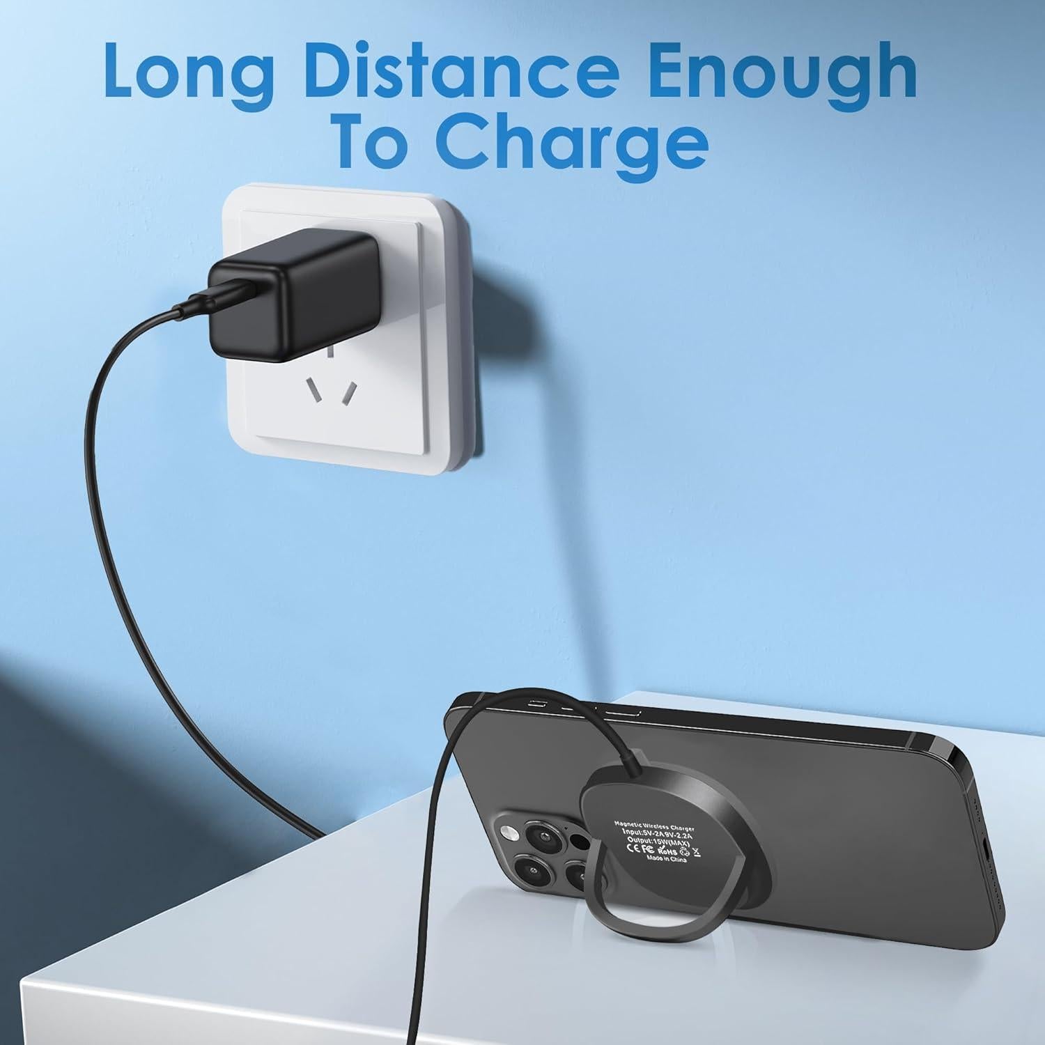 Cargador Inalámbrico Magnético 15W USB-C para iPhone 15/14/13/12