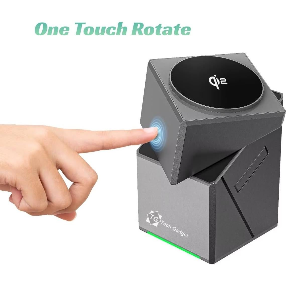 Estación de Carga 3 en 1 CubeTrick Qi2 15W para iPhone, Apple Watch, AirPods