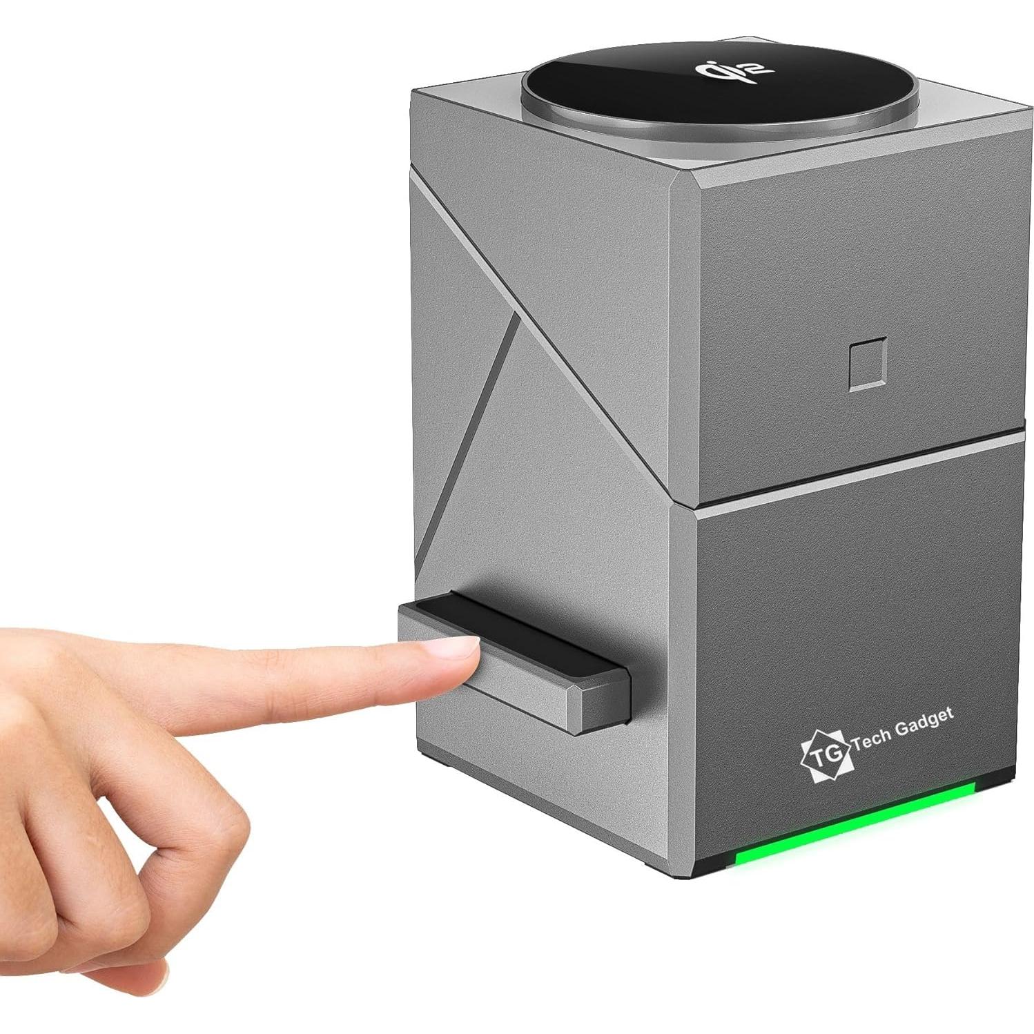 Estación de Carga 3 en 1 CubeTrick Qi2 15W para iPhone, Apple Watch, AirPods