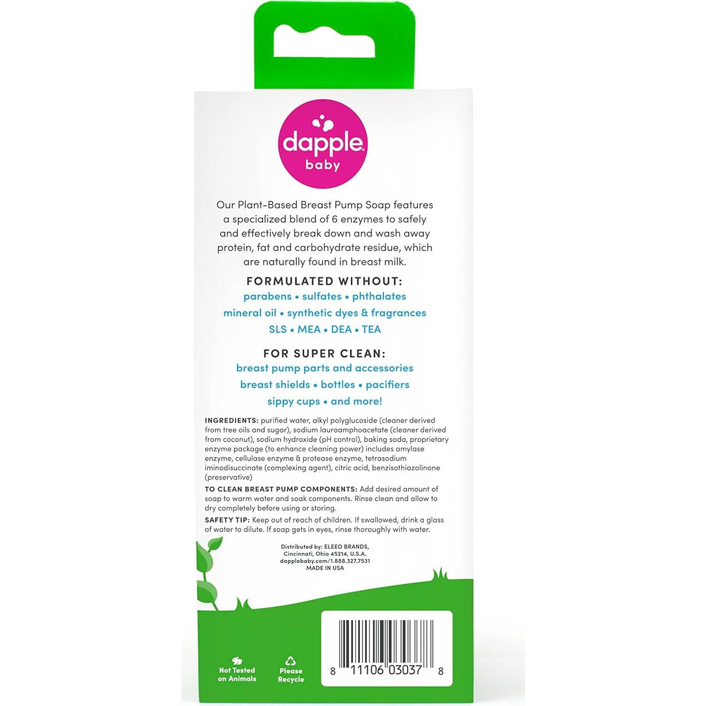 Jabón Líquido Dapple para Extractores de Leche 3x236.6ml