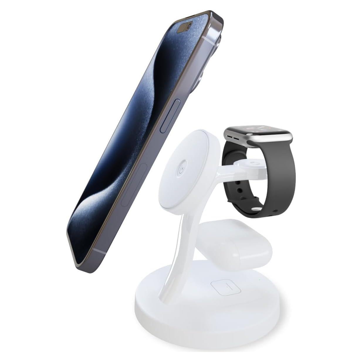 Cargador Inalámbrico 3 en 1 Matripop para iPhone 15/14/13/12