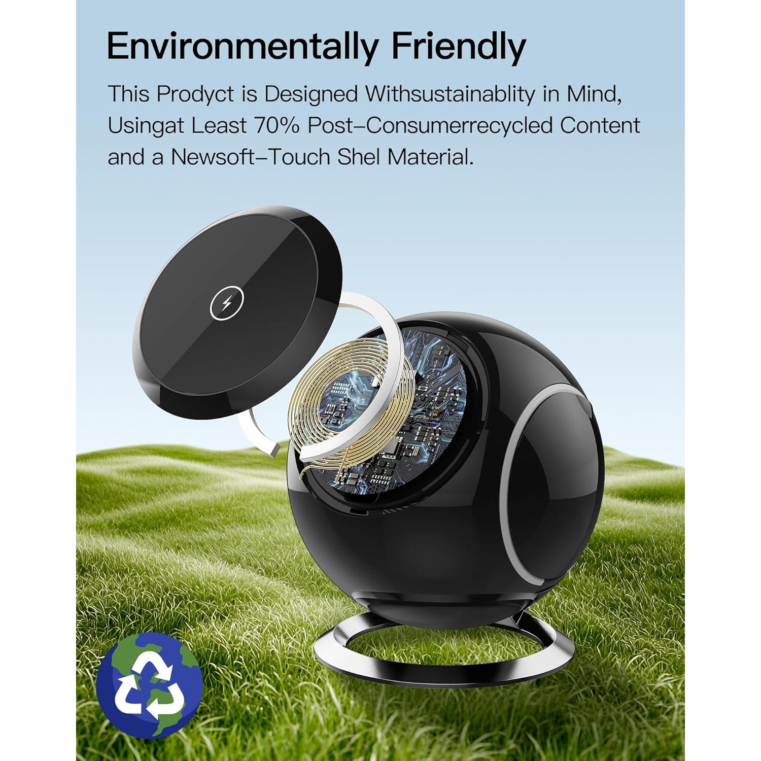 Estación de Carga Inalámbrica 3 en 1 MagSafe Negro - iPhone 12-16, AirPods, iWatch