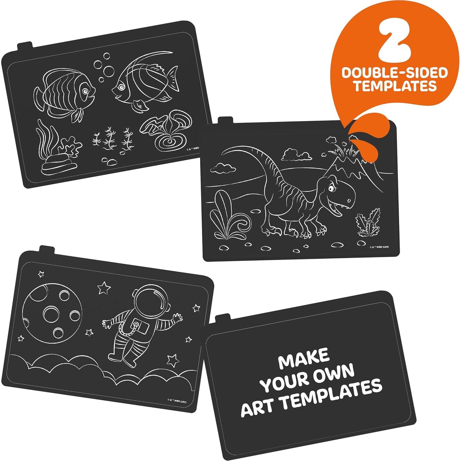 Tablero de Arte Iluminado Discovery Deluxe 6-en-1 con Gafas 3D