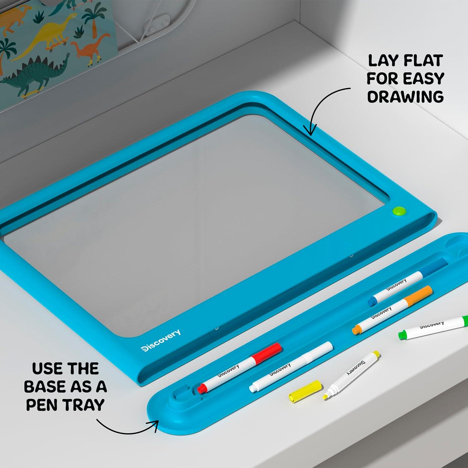 Tablero de Arte Iluminado Discovery Deluxe 6-en-1 con Gafas 3D