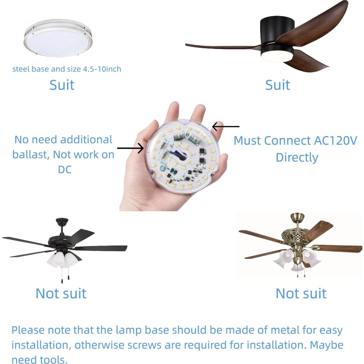 Kit Luz LED Retrofit 10cm Ledytech 18W Regulable 2200LM