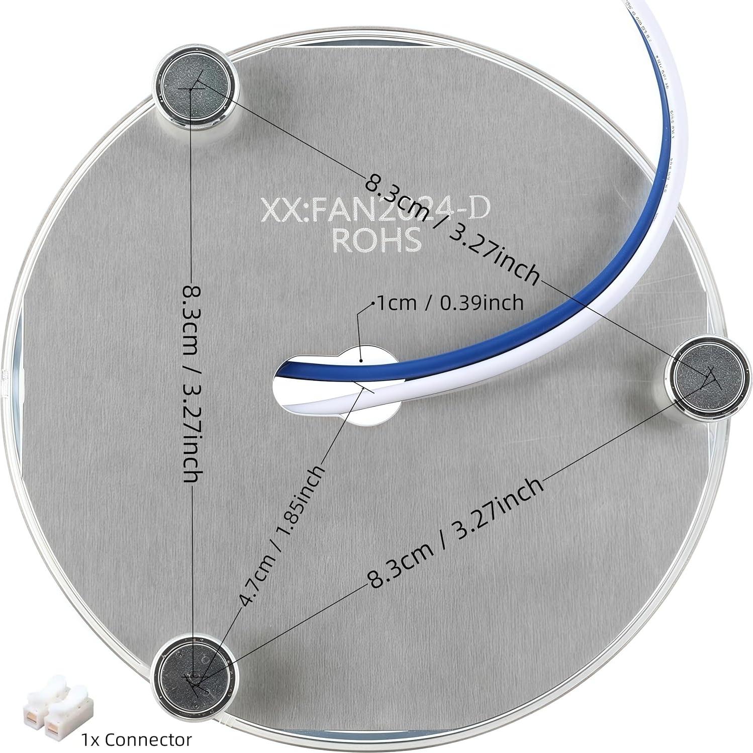 Kit Luz LED Retrofit 10cm Ledytech 18W Regulable 2200LM