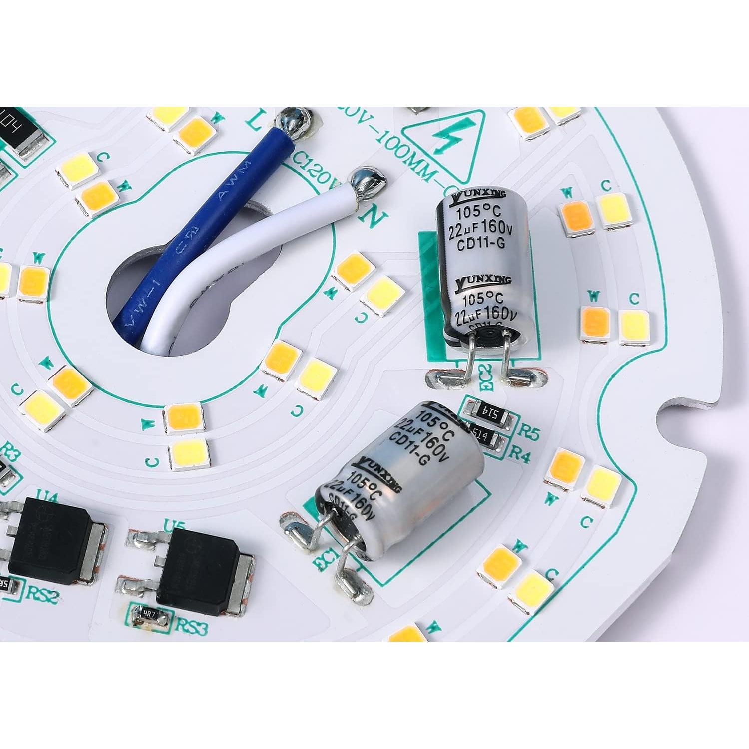 Kit Luz LED Retrofit 10cm Ledytech 18W Regulable 2200LM