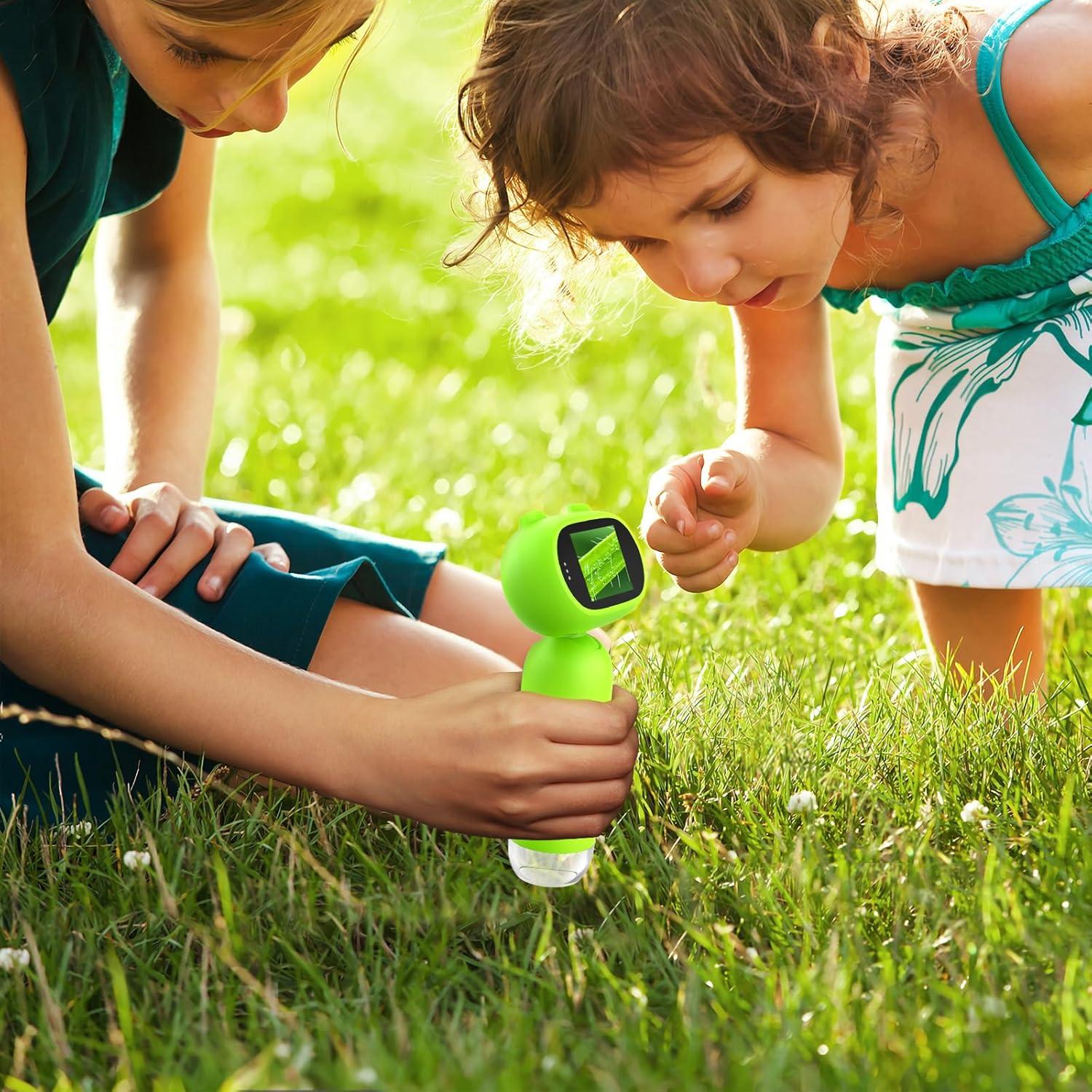 Microscopio Digital de Mano Hayve 16MP 1000X con Pantalla 2"