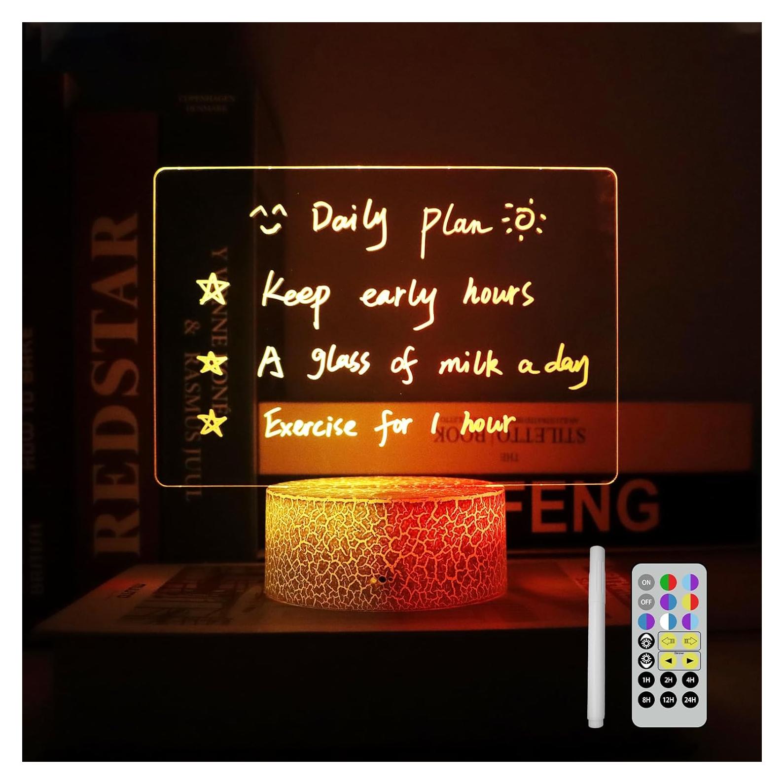 Tablero de Borrado en Seco Iluminado VEEKI 18.5x9.4cm