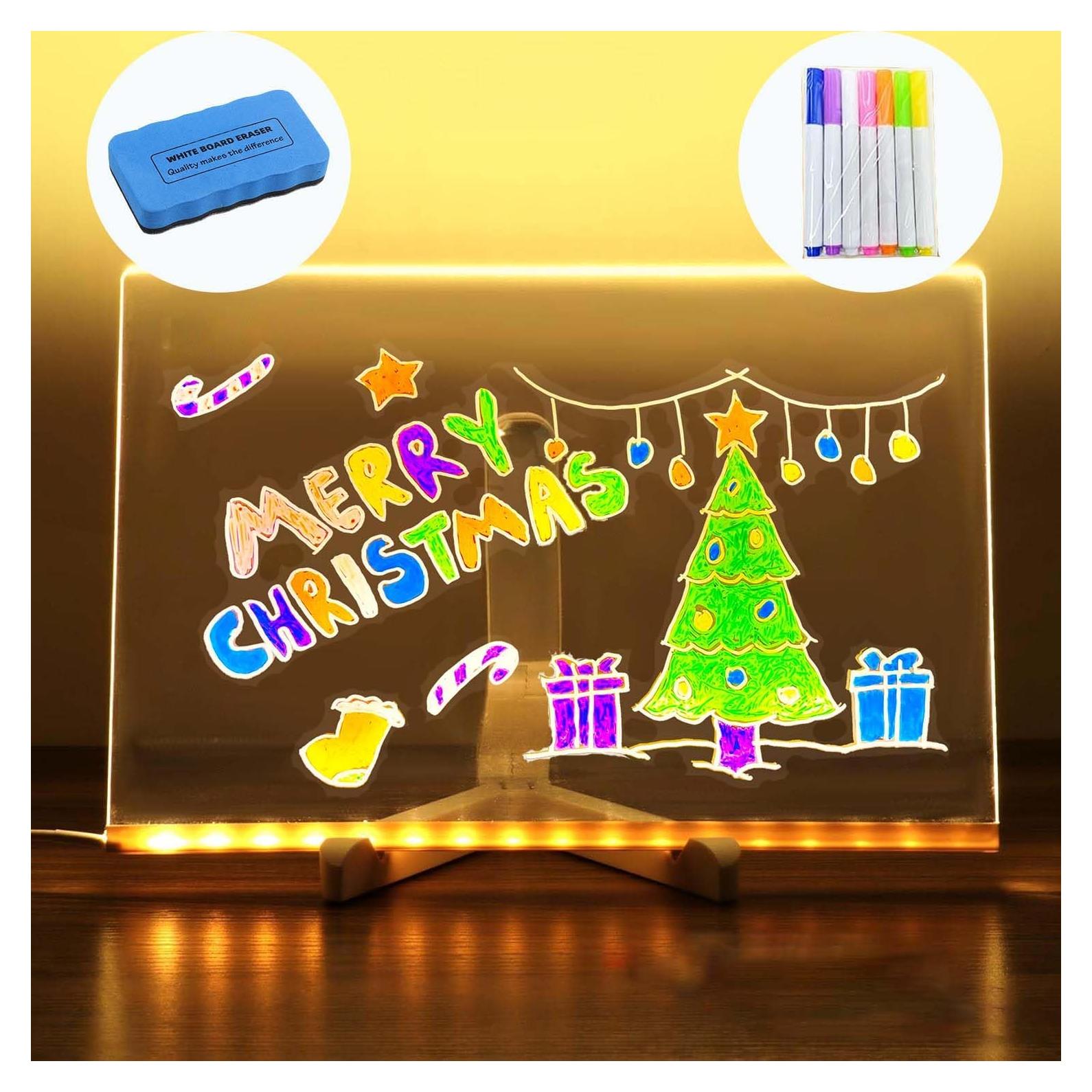 Tablero de Borrado en Seco LULAFAYA 30x20 cm con Led