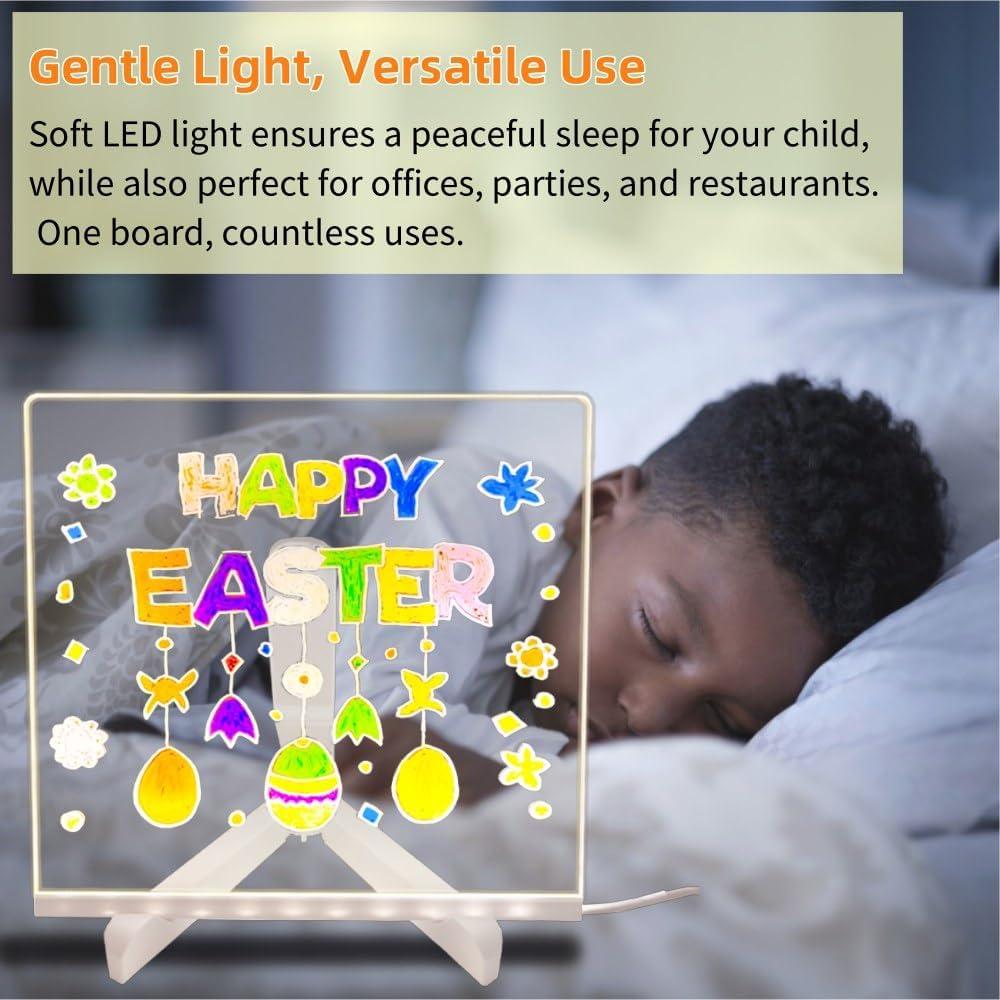 Tablero de Borrado en Seco LULAFAYA 30x20 cm con Led