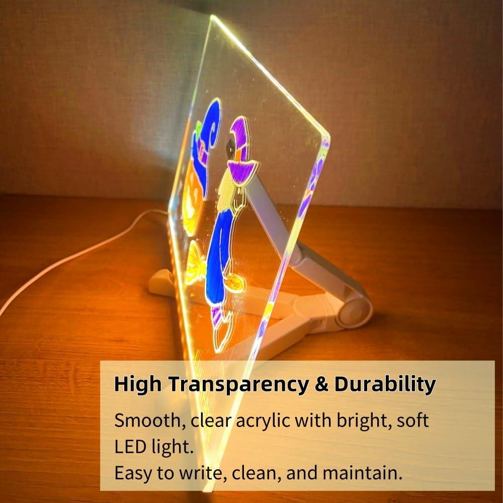 Tablero de Borrado en Seco LULAFAYA 30x20 cm con Led