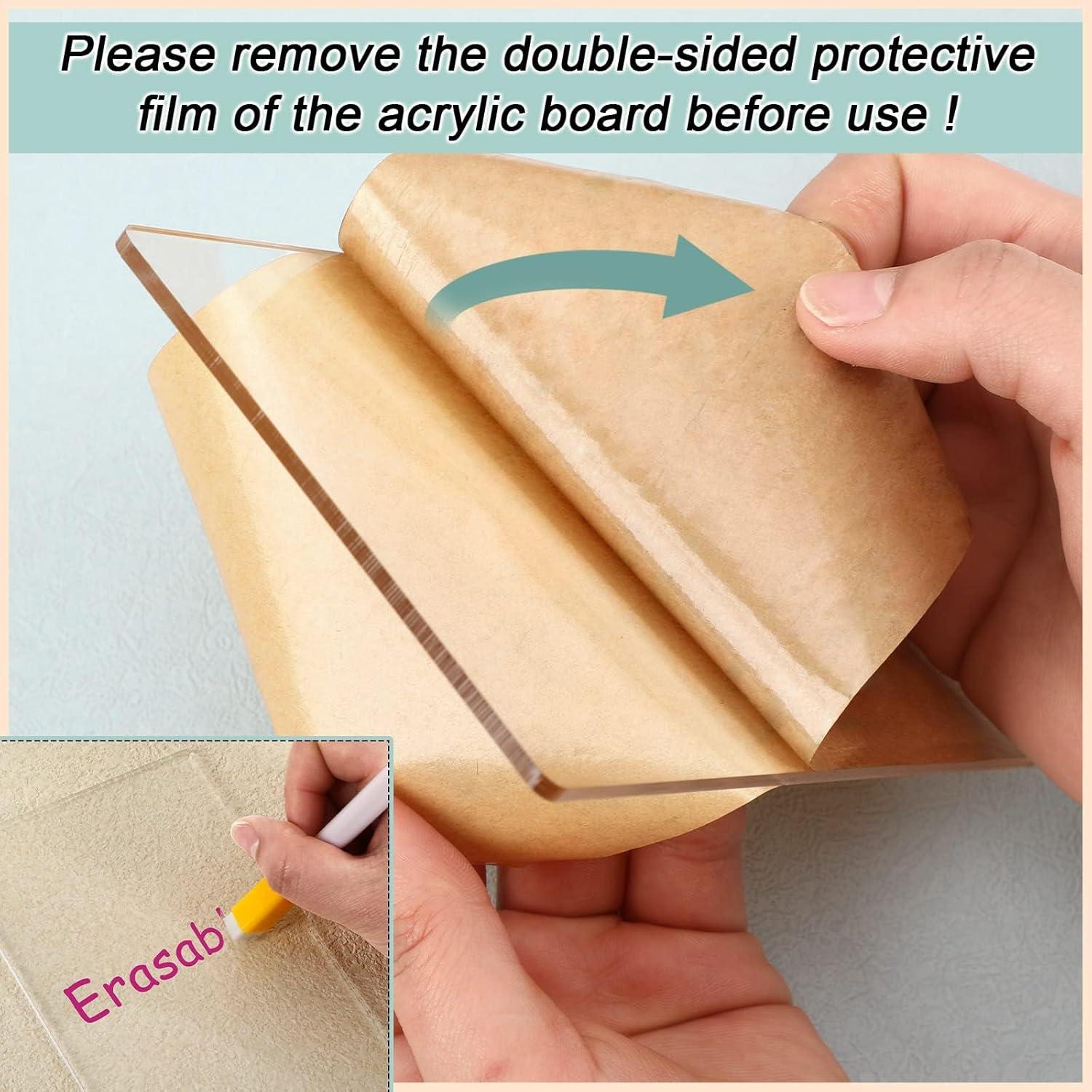 Tablero de Borrado en Seco VOCOOL LED 15.24x10.16cm Acrílico