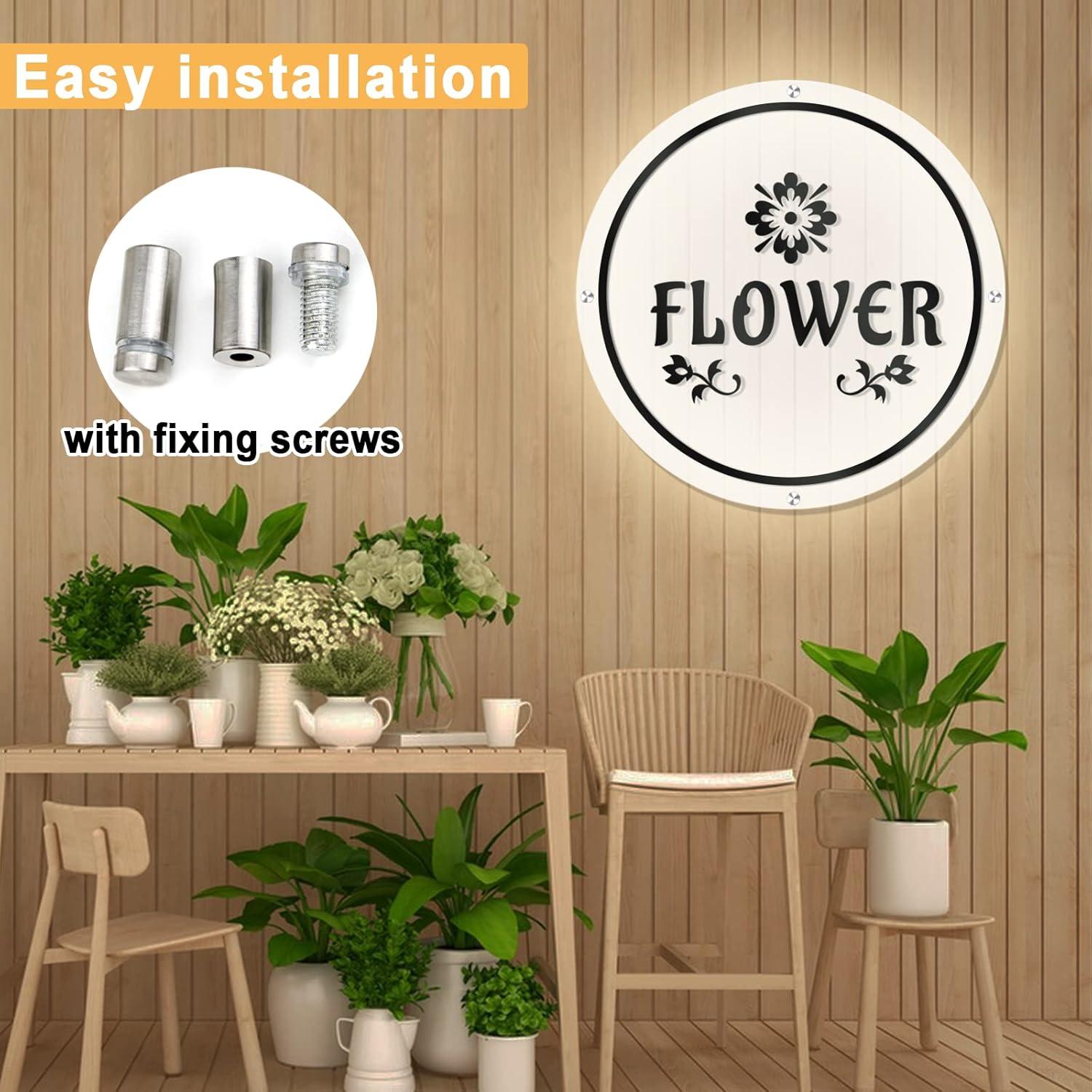 Señal Retroiluminada LED Personalizada Acrílico 38.1cm