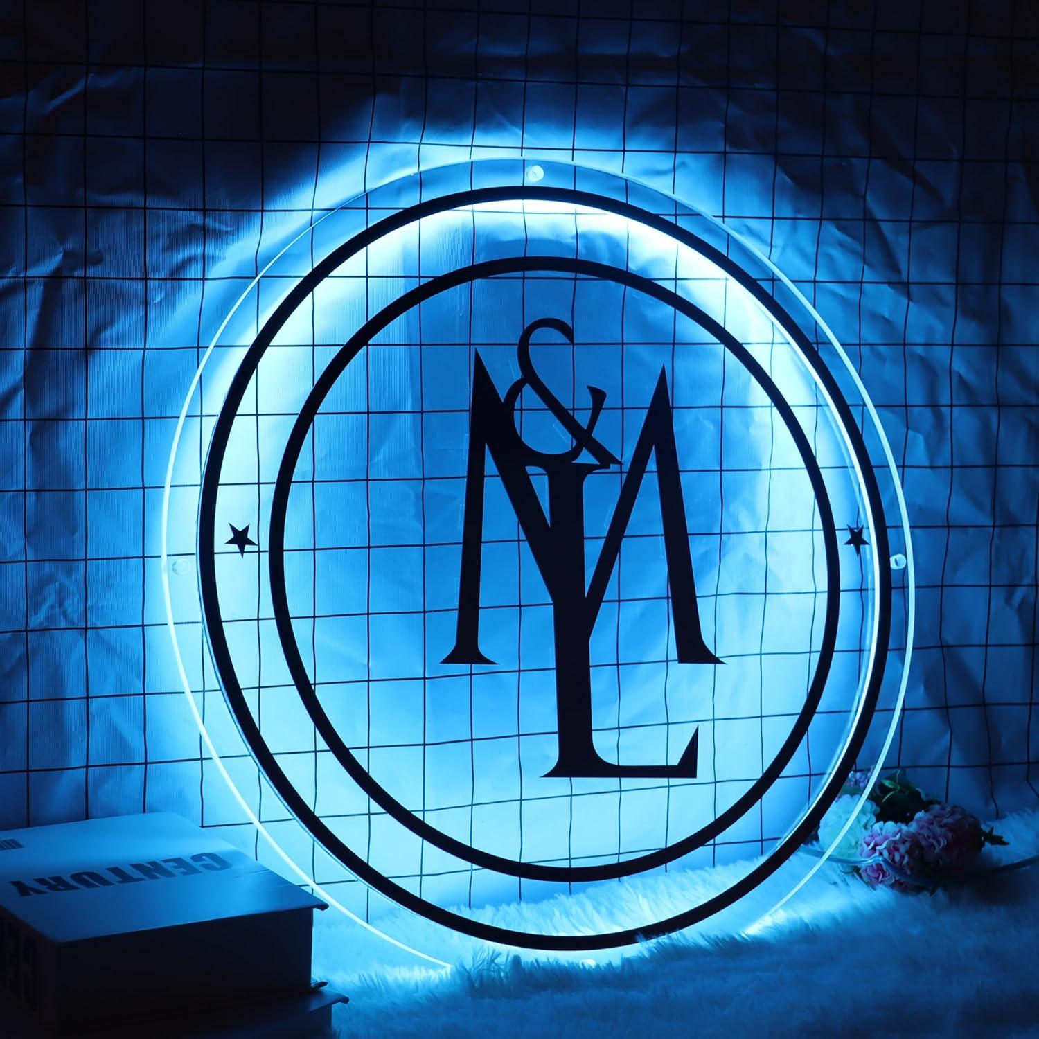 Señal Retroiluminada LED Personalizada Acrílico 38.1cm