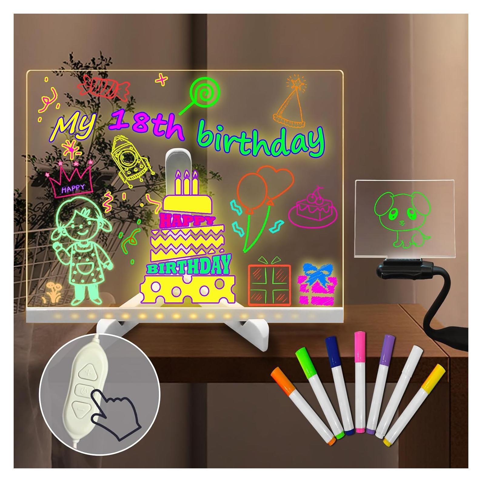 Tablero de Borrado en Seco Acrílico ASEAZ 20x30cm Amarillo