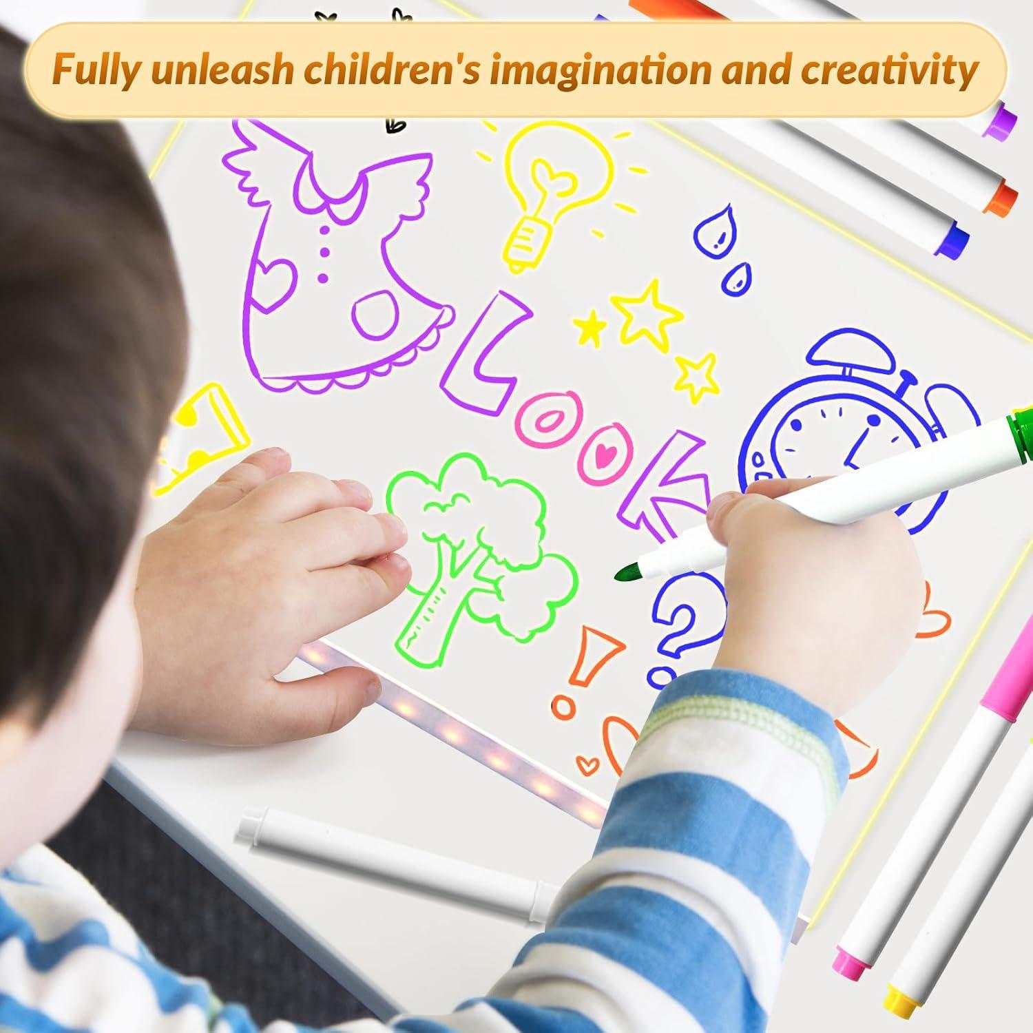 Tablero de Notas LED LGGbaodan 30.48x20.32cm Borrable