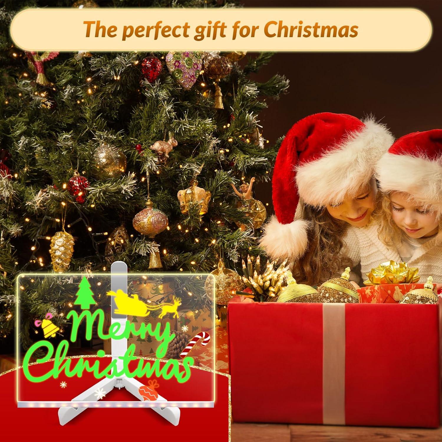 Tablero de Notas LED LGGbaodan 30.48x20.32cm Borrable