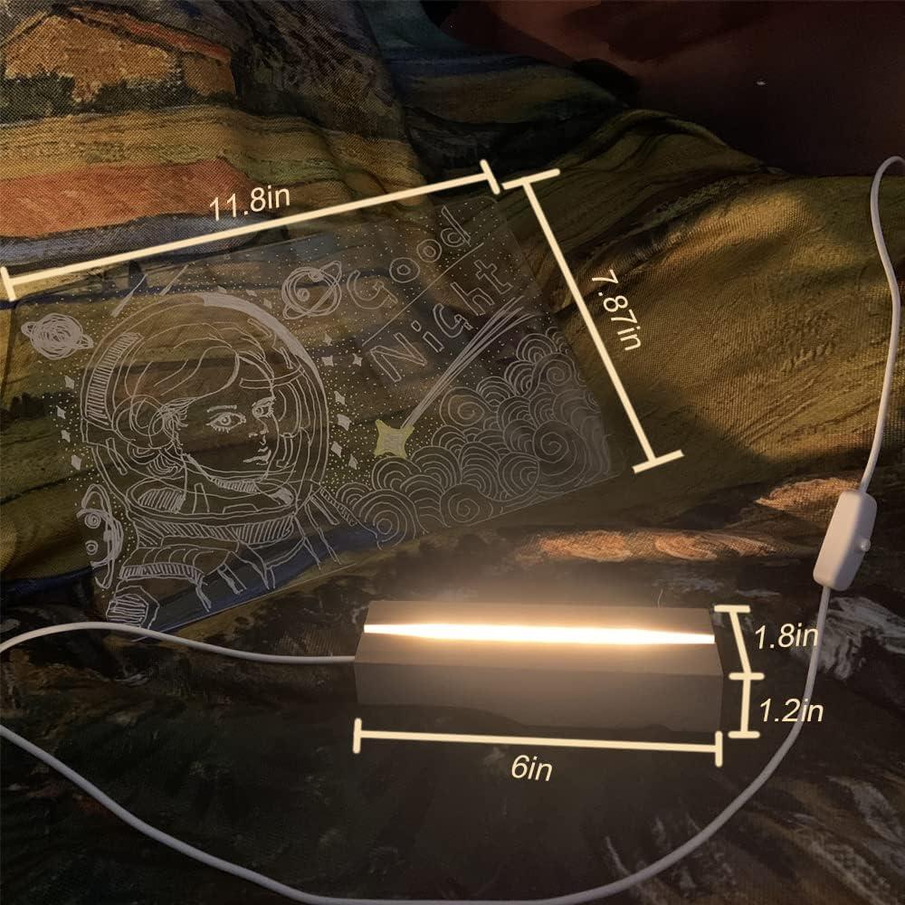 Tablero de Borrado en Seco ANTEISI AA06 30x20 cm con Luz LED