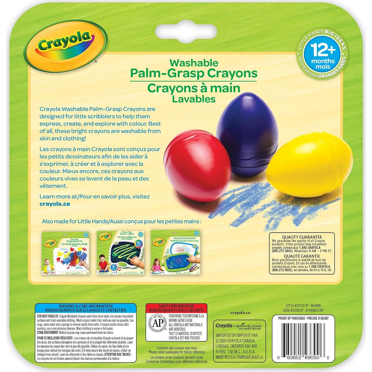 Crayones de agarre ergonómico Crayola 2mm Bilingüe