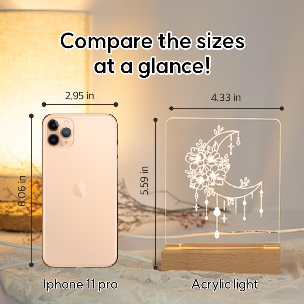 Tablero de Mensajes LED Personalizado Clma 14.99x17.97cm