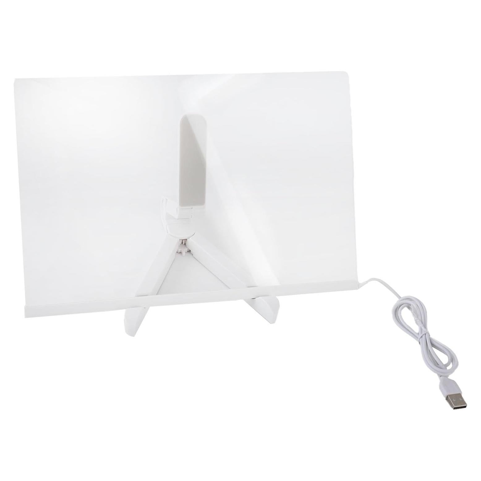 Tablero de Borrado en Seco Iluminado Gsycle 30x20cm con 7 Marcadores