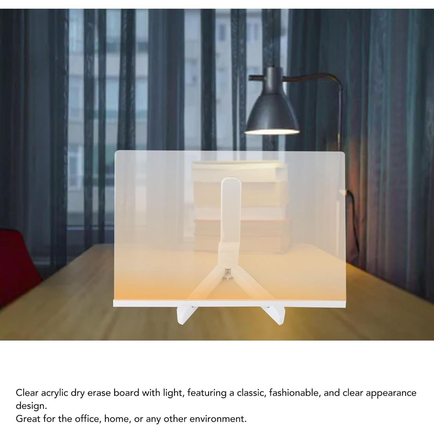 Tablero de Borrado en Seco Iluminado Gsycle 30x20cm con 7 Marcadores