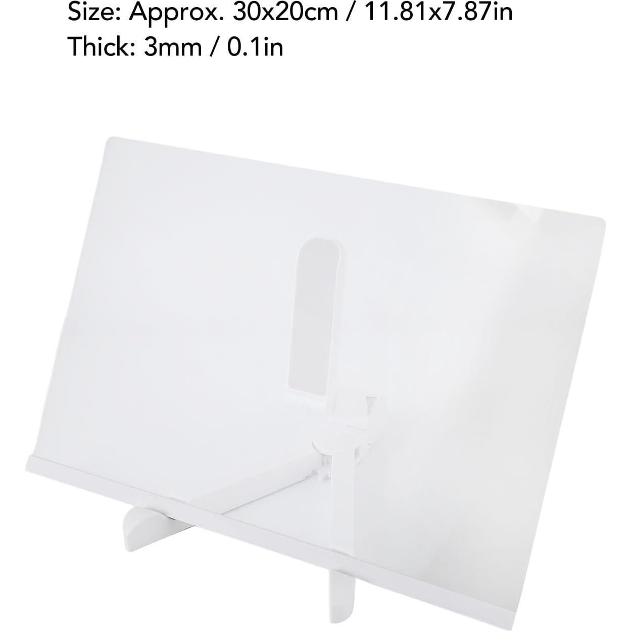 Tablero de Borrado en Seco Iluminado Gsycle 30x20cm con 7 Marcadores