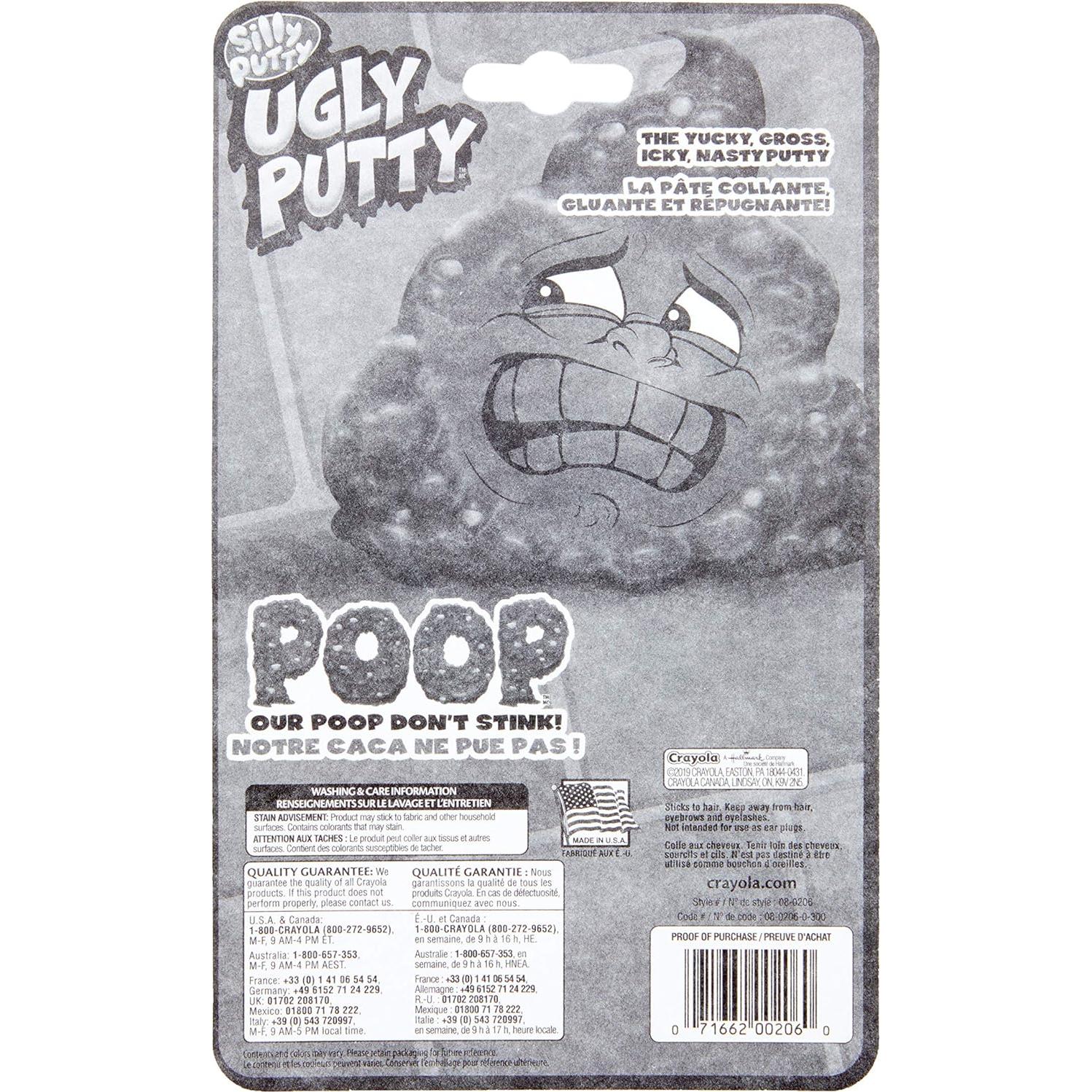 Silly Putty Ugly Putty Fake Poop Toy, Funny Toy for Kids, Gift, 1Count