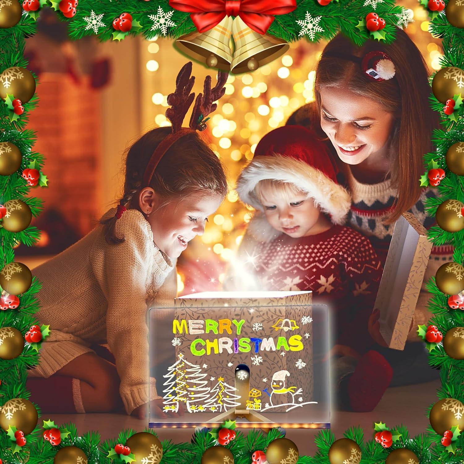 Tablero de Notas LED SUHYUNJANGM 30x20 cm Acrílico Borrado en Seco