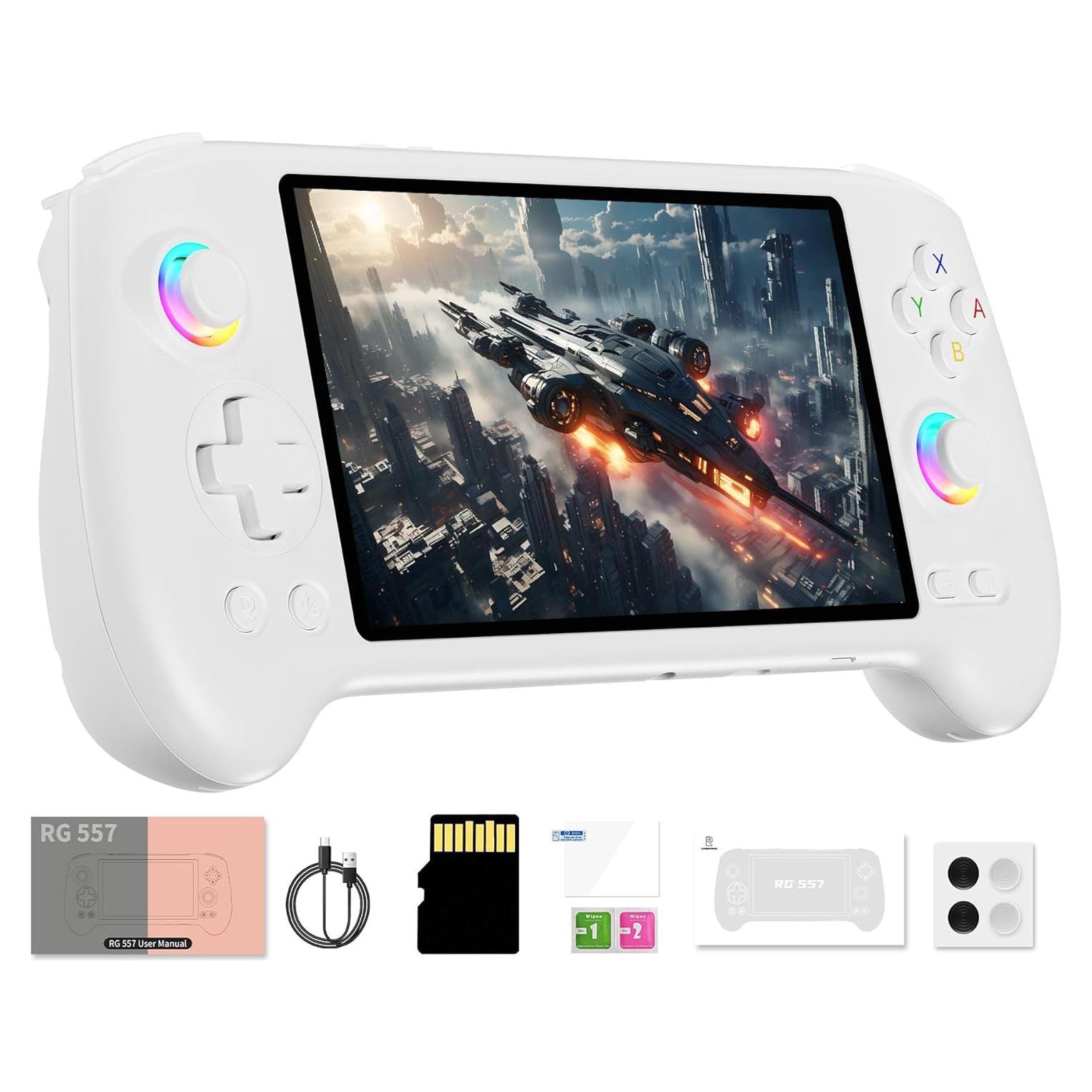 Consola de juegos portátil Anbernic RG557, 4423 juegos, Android 14