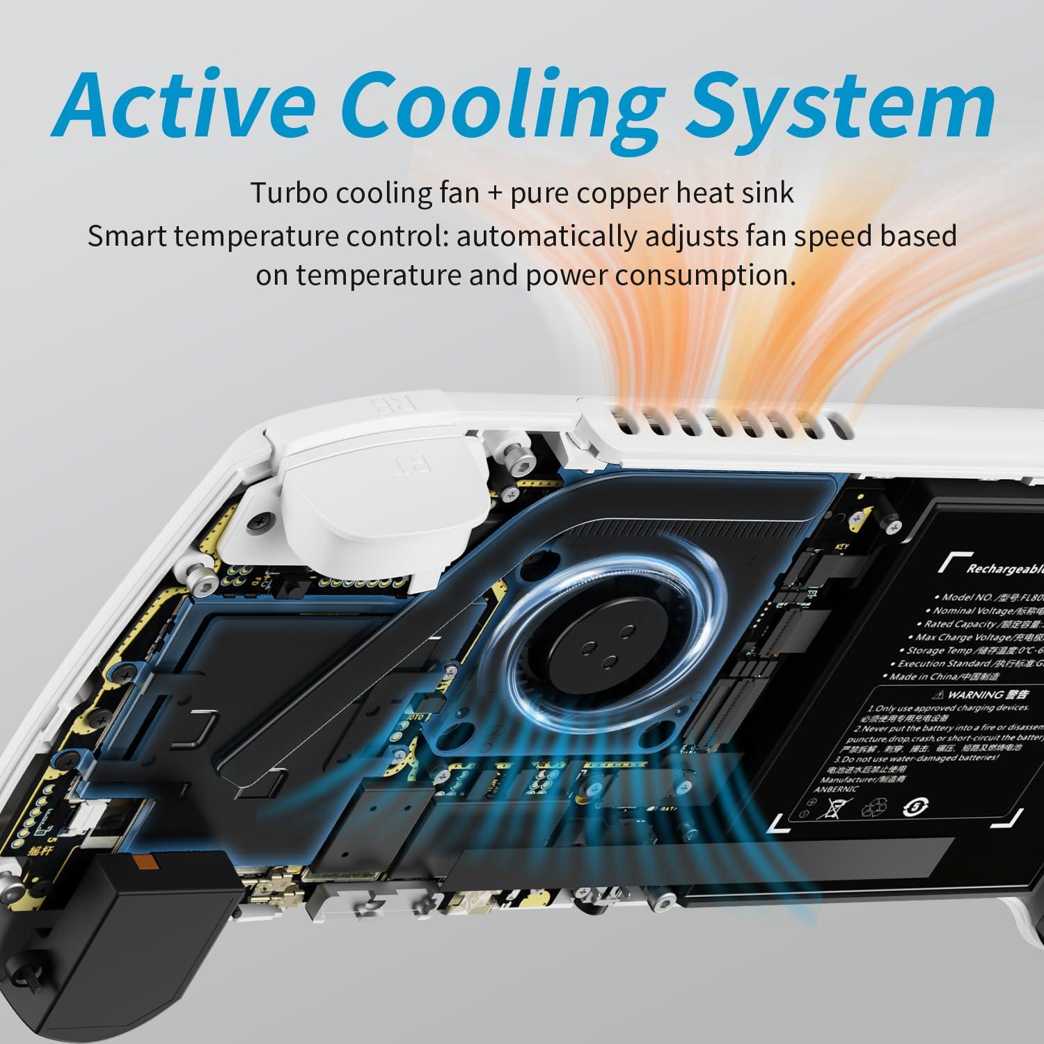 Consola de juegos portátil Anbernic RG557, 4423 juegos, Android 14