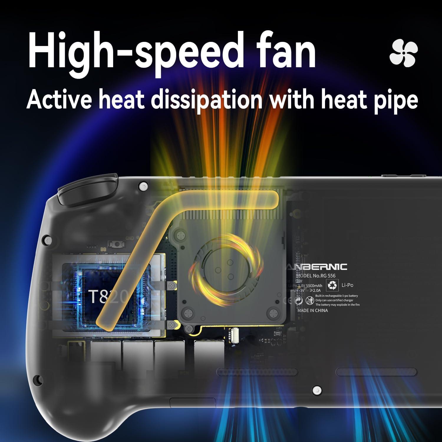 Consola de Juegos Portátil Doriteney RG556 5.48" AMOLED 8GB