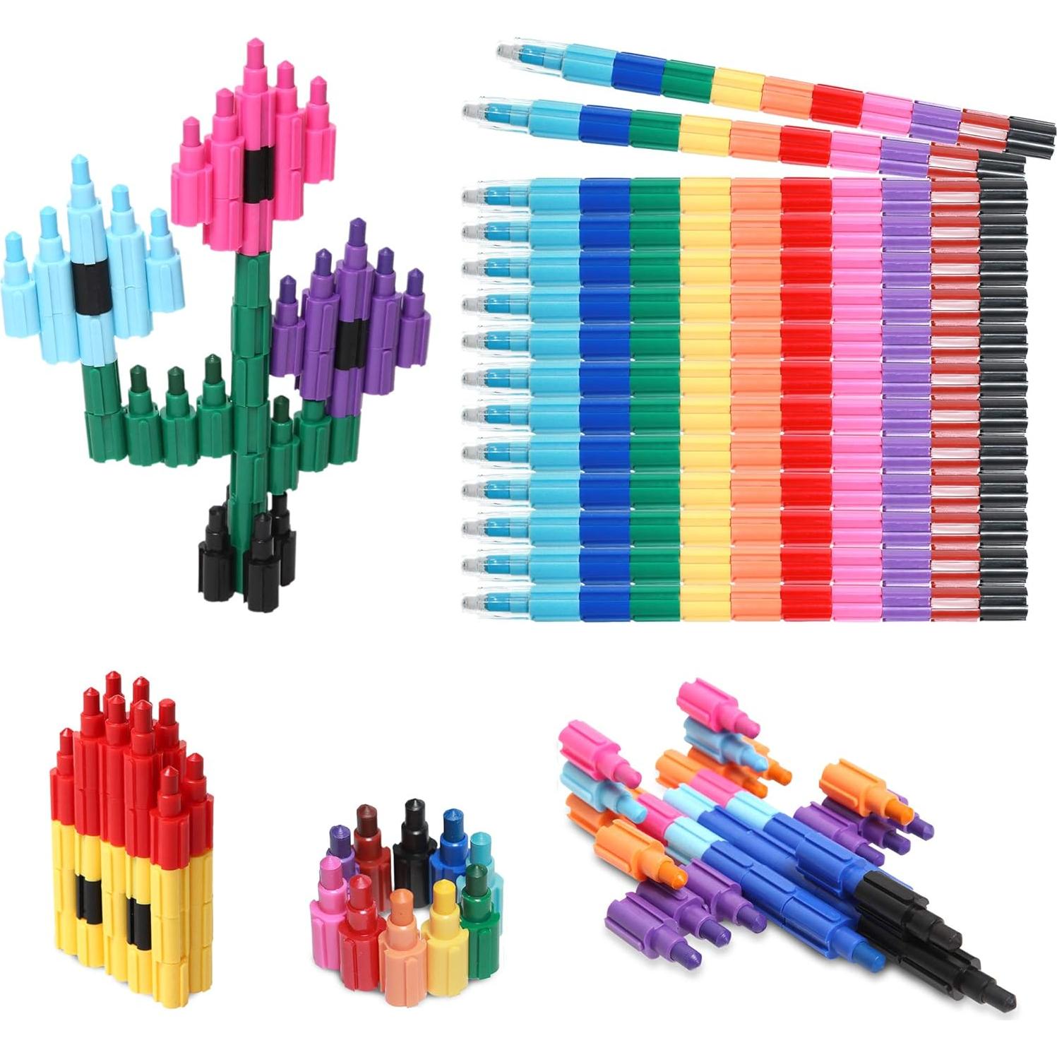 Crayones Apilables Ratatoys Set 15 Piezas Colores Brillantes