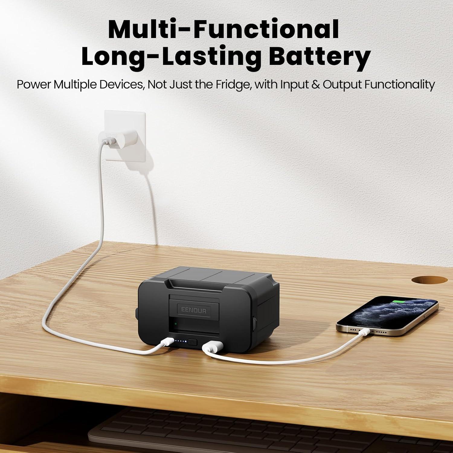 Refrigerador de Coche EENOUR D10 10L 12V Portátil - Negro