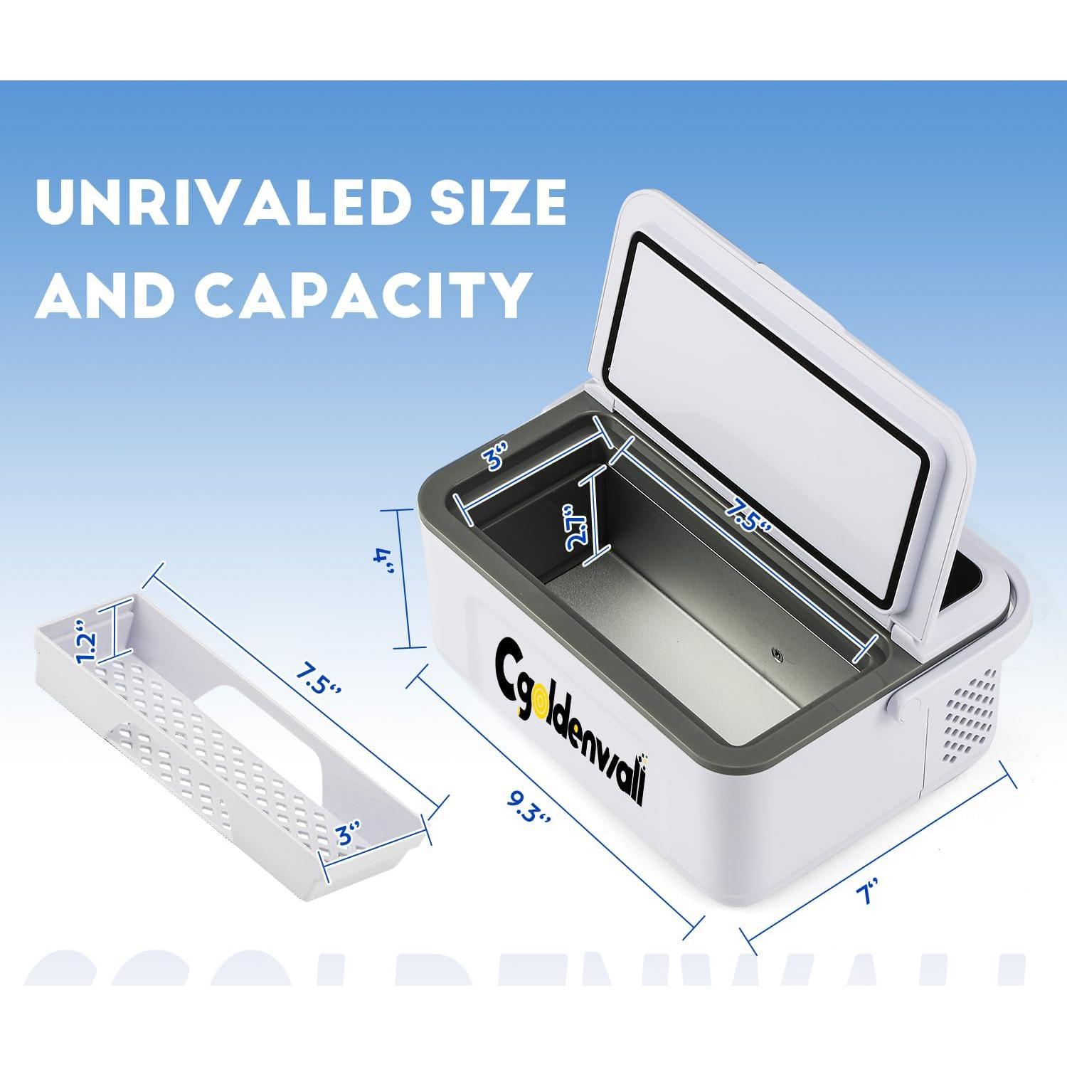 Caja Enfriadora de Insulina CGOLDENWALL CG-CB03 12 Plumas