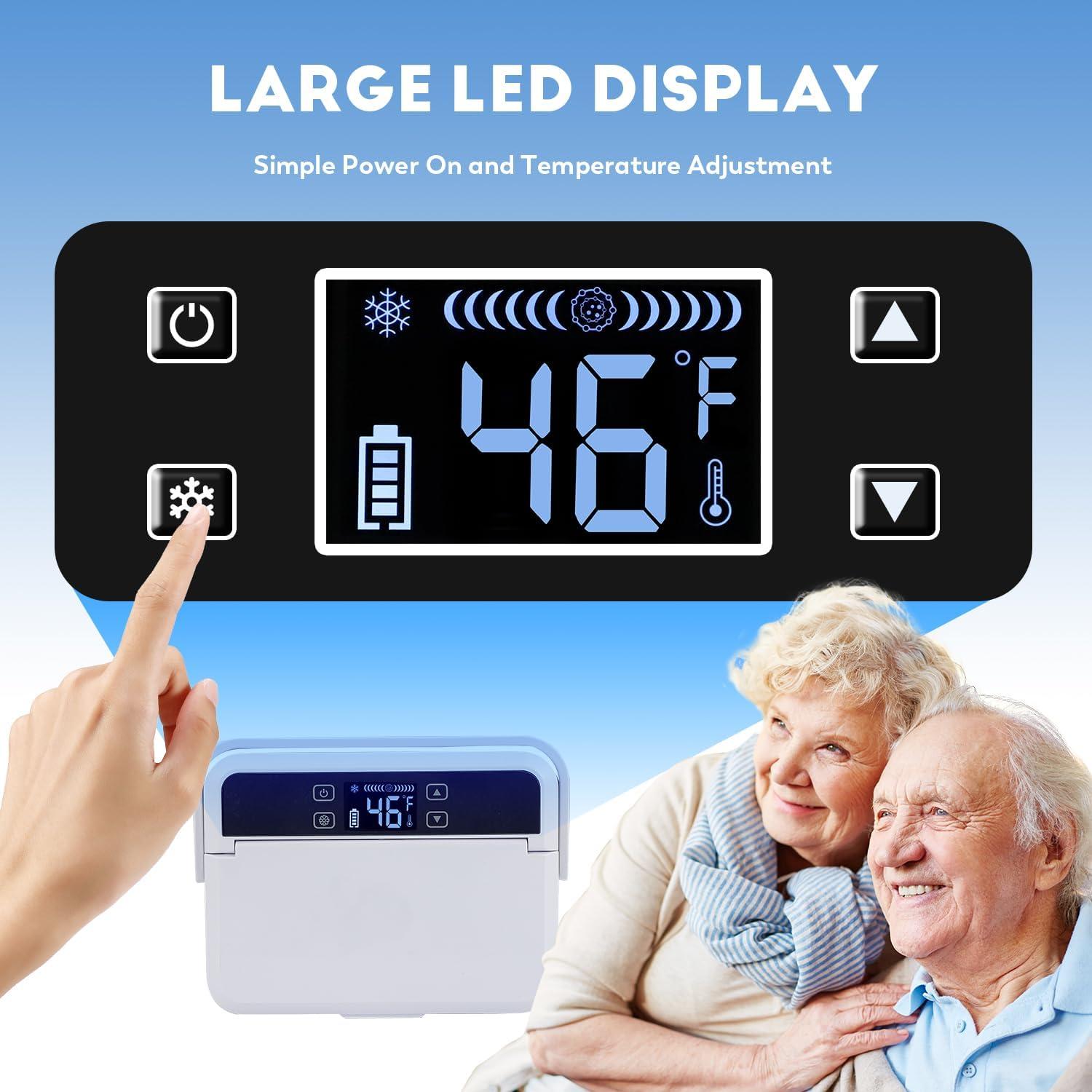 Caja Enfriadora de Insulina CGOLDENWALL CG-CB03 12 Plumas